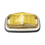 Luz de advertencia 8 X 4", Color Ámbar, IP67, SAE,  Ideal para Ambulancias