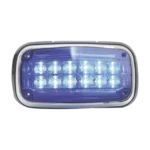 Luz de advertencia 8 X 4", Color Azul, IP67, SAE, Ideal para Ambulancias - Image 3