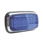 Luz de advertencia 8 X 4", Color Azul, IP67, SAE, Ideal para Ambulancias - Image 4