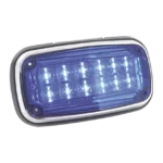 Luz de advertencia 8 X 4", Color Azul, IP67, SAE, Ideal para Ambulancias - Image 5