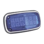 Luz de advertencia 8 X 4", Color Azul, IP67, SAE, Ideal para Ambulancias - Image 6