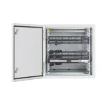 Gabinete Industrial Preconfigurado de Montaje en Pared, Fabricado en Acero Bajo en Carbono, Protección NEMA 4/4X/12 IP66, de 12 UR, Color Gris - Image 2