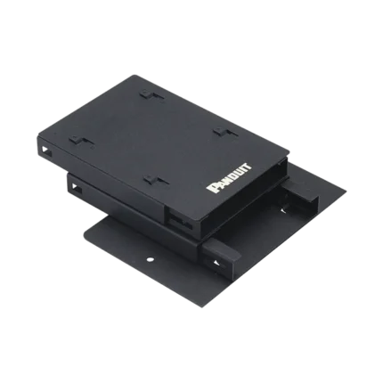 Soporte Para 2 Casetes HD Flex de  6 Puertos Duplex, Para Uso con Gabinetes de Zona, Color Negro