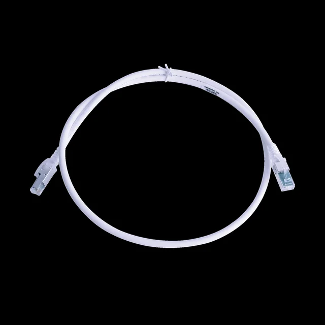 ZM6A-S03-02B-25370 Patch Cord Z-MAX Cat6A S/FTP, CM/LS0H, 0.91 Metros (3 Pies), Color Blanco, Versión Bulk (Sin Empaque Individual) - Image 1