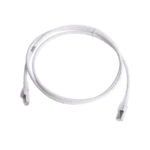 Patch Cord Z-MAX Cat6A S/FTP, CM/LS0H, 5ft, Color Blanco, Versión Bulk (Sin Empaque Individual)