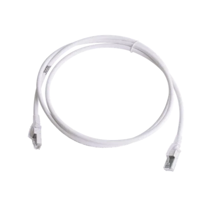Patch Cord Z-MAX Cat6A S/FTP, CM/LS0H, 5ft, Color Blanco, Versión Bulk (Sin Empaque Individual)