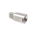 Plug RJ45 Cat6A Blindado, Terminación en Campo, Compatible con Todas las Categorías, Con Clip Protector de Seguro - Image 3