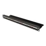 Patch Panel Z-MAX, de 24 puertos, Modular (vacío), Plano, 1UR - Image 2