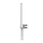 Antena Omnidireccional de 360° AirMetro con 13 dBi en Banda 5Ghz (5150-5850 Mhz) Slant 90° Compatibilidad Multi-Marca para enlaces Multipunto, Conectores SMA Hembra Inverso.