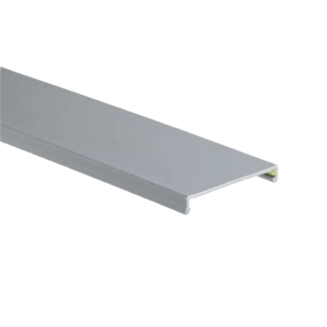 C.75LG6-86625 Tapa para Canaleta Ranurada, de 23.9 de Ancho, 1830 mm de Largo, Color Gris - Image 1
