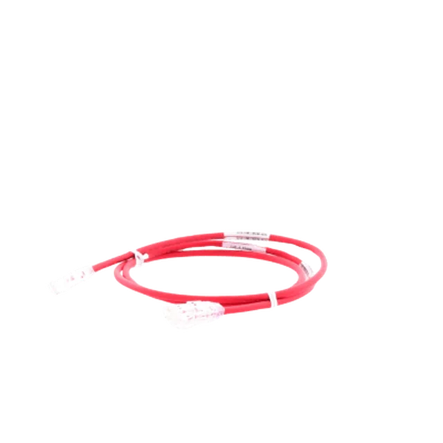 UTP28SP2RD-87032 Cable de Parcheo TX6, UTP Cat6, Diámetro Reducido (28AWG), Color Rojo, 0.61 Metros (2 Pies) - Image 1