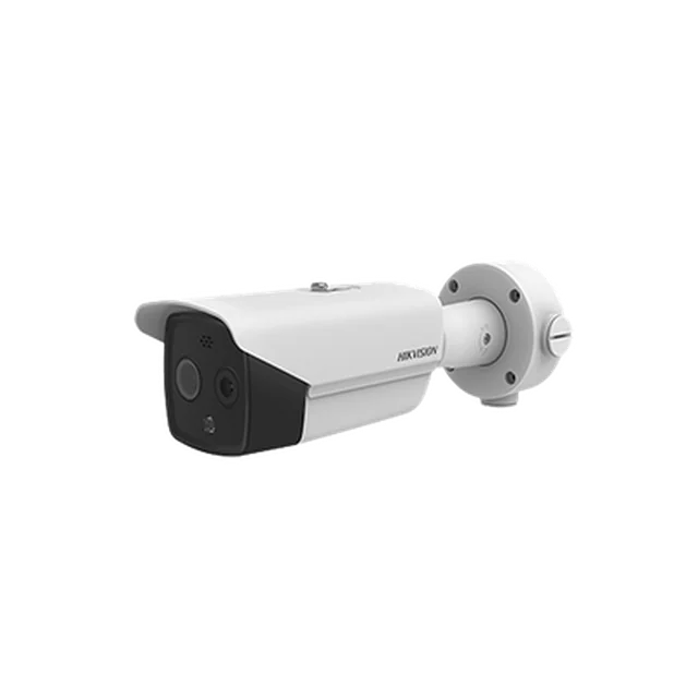DS-2TD2617-10-QA-100705 Cámara Bala IP Termográfica / Medición de Temperatura -20°C a 150°C / Alta Resolución Térmica 160 x 120 / Teleobjetivo Térmico 9.7mm / Alarma por Excepción de Temperatura / Óptica 5 MP / IP67 - Image 1