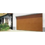 Puerta de Garage D/ Alta calidad / 9x9 pies / AISLADA / Estilo Americana / Imitacion Madera / Golden Oak / Linea Central .