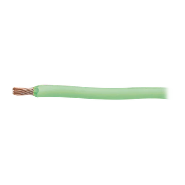 SLY-296-GRN-90290 (SLY303) Cable 8 awg color verde,Conductor de cobre suave cableado. Aislamiento de PVC, autoextinguible. (Venta por Metro) - Image 1
